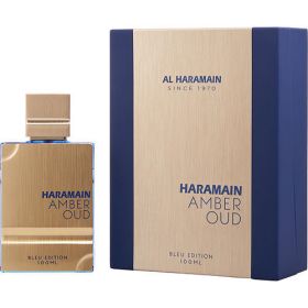 AL HARAMAIN AMBER OUD by Al Haramain EAU DE PARFUM SPRAY 3.4 OZ (BLUE EDITION)