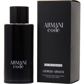 ARMANI CODE by Giorgio Armani EDT SPRAY REFILLABLE 4.2 OZ