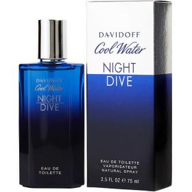 COOL WATER NIGHT DIVE by Davidoff EDT SPRAY 2.5 OZ