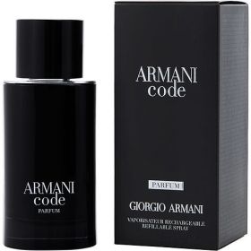 ARMANI CODE by Giorgio Armani PARFUM SPRAY REFILLABLE 2.5 OZ