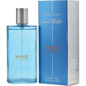 COOL WATER WAVE by Davidoff EDT SPRAY 4.2 OZ