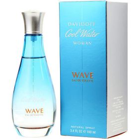 COOL WATER WOMAN WAVE by Davidoff EDT SPRAY 3.4 OZ