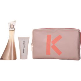 KENZO JEU D'AMOUR by Kenzo EAU DE PARFUM SPRAY 3.4 OZ & CREAMY MILK 1.7 OZ & POUCH