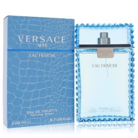 Versace Man by Versace Eau Fraiche Eau De Toilette Spray (Blue) (Gender: Men)